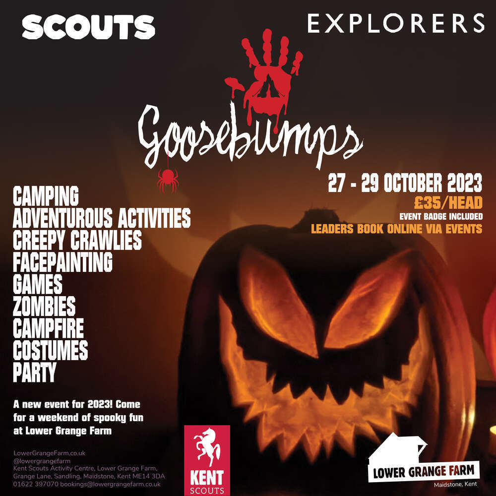 Goosebumps - a weekend of spooky fun.